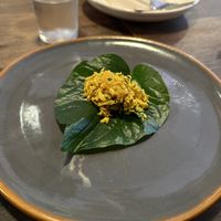 Vegan crab appetiser   at Lankan Filling Station in Sydney