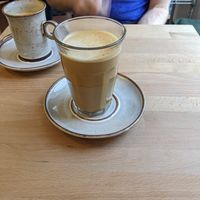 Latte at Cafe Harepus in Aarhus