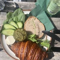 Small breakfast (99 kr)  at Cafe Harepus in Aarhus