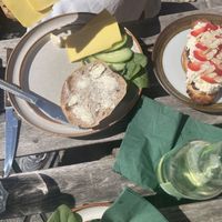 Small breakfast with upgraded croissant (109 kr)  at Cafe Harepus in Aarhus