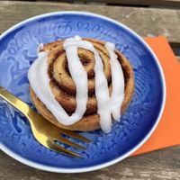 Cinnamon roll  at Cafe Harepus in Aarhus
