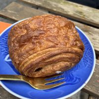 Chocolate croissant   at Cafe Harepus in Aarhus