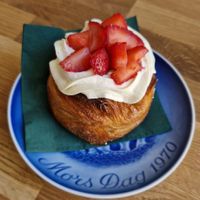 Really delicious Spandauer at Cafe Harepus in Aarhus