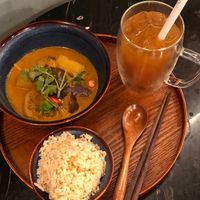 Curious and passionfruit lemonade  at The Kind Bowl - Somerset in Central Singapore