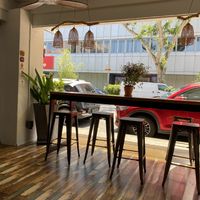 Outside sitting and view at The Kind Bowl - Somerset in Central Singapore