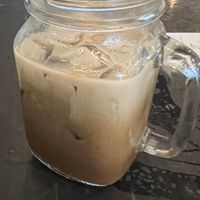 No-moo latte  at The Kind Bowl - Somerset in Central Singapore