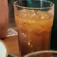 Passion fruit iced tea at The Kind Bowl - Somerset in Central Singapore