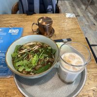 Vegan pho  at The Kind Bowl - Somerset in Central Singapore