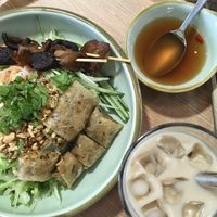 BBQ Delight and boba drink  at The Kind Bowl - Somerset in Central Singapore