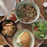 Premium pho, v-wing and tropical saladd  at The Kind Bowl - Somerset in Central Singapore