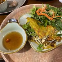Bahn xeo (Vietnamese pancake)  #Veganuary at The Kind Bowl - Somerset in Central Singapore