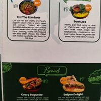 Menu at The Kind Bowl - Somerset in Central Singapore