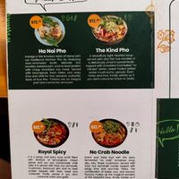 Menu at The Kind Bowl - Somerset in Central Singapore