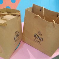 Paper bag at The Kind Bowl - Somerset in Central Singapore