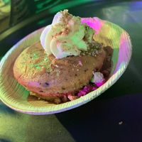 Candied yam praline cake  at Vegan Hood Chefs in San Francisco