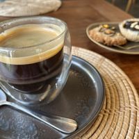 Let’s start breakfast with a good coffee and some cakes!  at Annie in Koh Samui