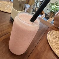 Strawberry MILKSHAKE😍  at Annie in Koh Samui