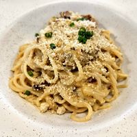 Spaghetti carbonara - don't recommend at Annie in Koh Samui