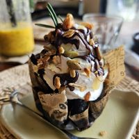 Chocolate muffin at Annie in Koh Samui