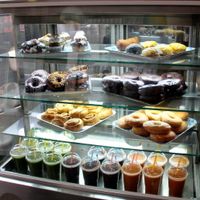 Gopal´s donuts.  at Gopal - Vegan Deli in Barcelona