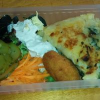 Delicious tortilla at Gopal - Vegan Deli in Barcelona