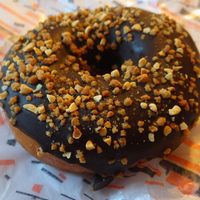 Chocolate nut donut at Gopal - Vegan Deli in Barcelona