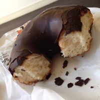 Chocolate donut, so good! at Gopal - Vegan Deli in Barcelona