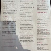 Summer menu at West On Centre in Boston