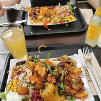 Vegan buffet (with everything lol) at Sattgrün - Neumarkt in Cologne