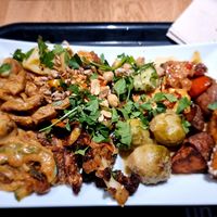 selection of buffet at Sattgrün - Neumarkt in Cologne