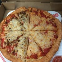 Vegan 1/2 Beyond sausage, 1/2 cheeze  at Sarpino's Pizzeria in Independence