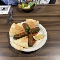 Stuffed Grape Leaves with Pita at Jerusalem Cafe in Kansas City