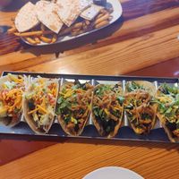 Soft taco and mushroom taco at Session Taco in Kansas City