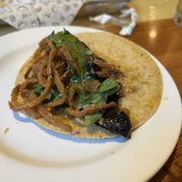 Vegan version of mushroom taco  at Session Taco in Kansas City