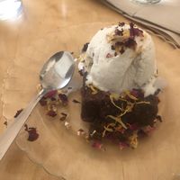 Brownie com gelado!!!😋😋😋 at Zer0 in Manacor