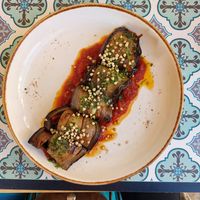 Eggplant Rolls - sehr empfehlenswert  #Veganuary at Zer0 in Manacor