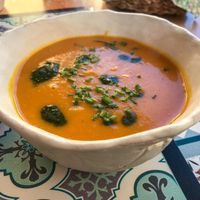 Sweet potato soup #Veganuary at Zer0 in Manacor