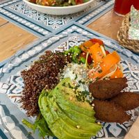 Falafel poke bowl  at Zer0 in Manacor