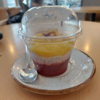 Chia pudding at Moltto Coffee in Riga
