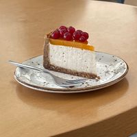 Vegan cheesecake   at Moltto Coffee in Riga