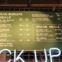 Vegan menu at Bastard Burgers - Södra Larmgatan in Gothenburg