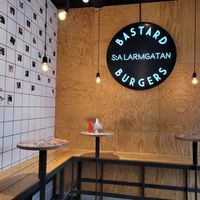 Some indoor seating at Bastard Burgers - Södra Larmgatan in Gothenburg