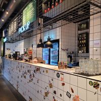 The counter at Bastard Burgers - Södra Larmgatan in Gothenburg