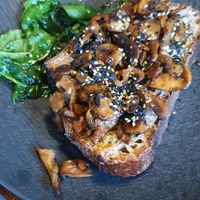 Mushroom toast at Lilith Coffee in Rotterdam