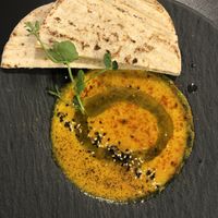 Sweet potatoes and ginger soup  at Lilith Coffee in Rotterdam