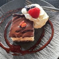 Bounty slice with vegan cream  at Lilith Coffee in Rotterdam