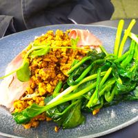 Scrambled tofu at Lilith Coffee in Rotterdam