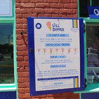 Menu at Lill Dipper in Winston-salem
