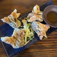 Wonton mushroom  at Ong Tao Vegan in Frankfurt