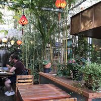 Outdoors at Ong Tao Vegan in Frankfurt